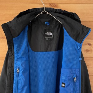 【THE NORTH FACE】マウンテンパーカー ジャケット ブルゾン ライトアウター 刺繍ロゴ バックロゴ L アウトドア ベンチレーション ノースフェイス 海外企画 US古着