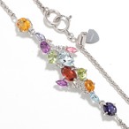 半貴石  デザインブレスレット pt / 2.470ct / DA 0.080ct