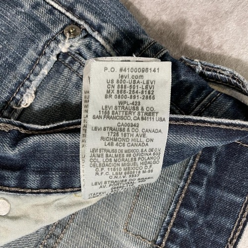 【W33 L32】 カンボジア製 usa levi's リーバイス 569 詳細写真8