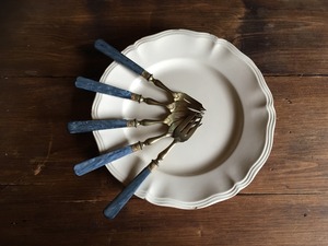 フランス アンティーク デザートフォーク シェル