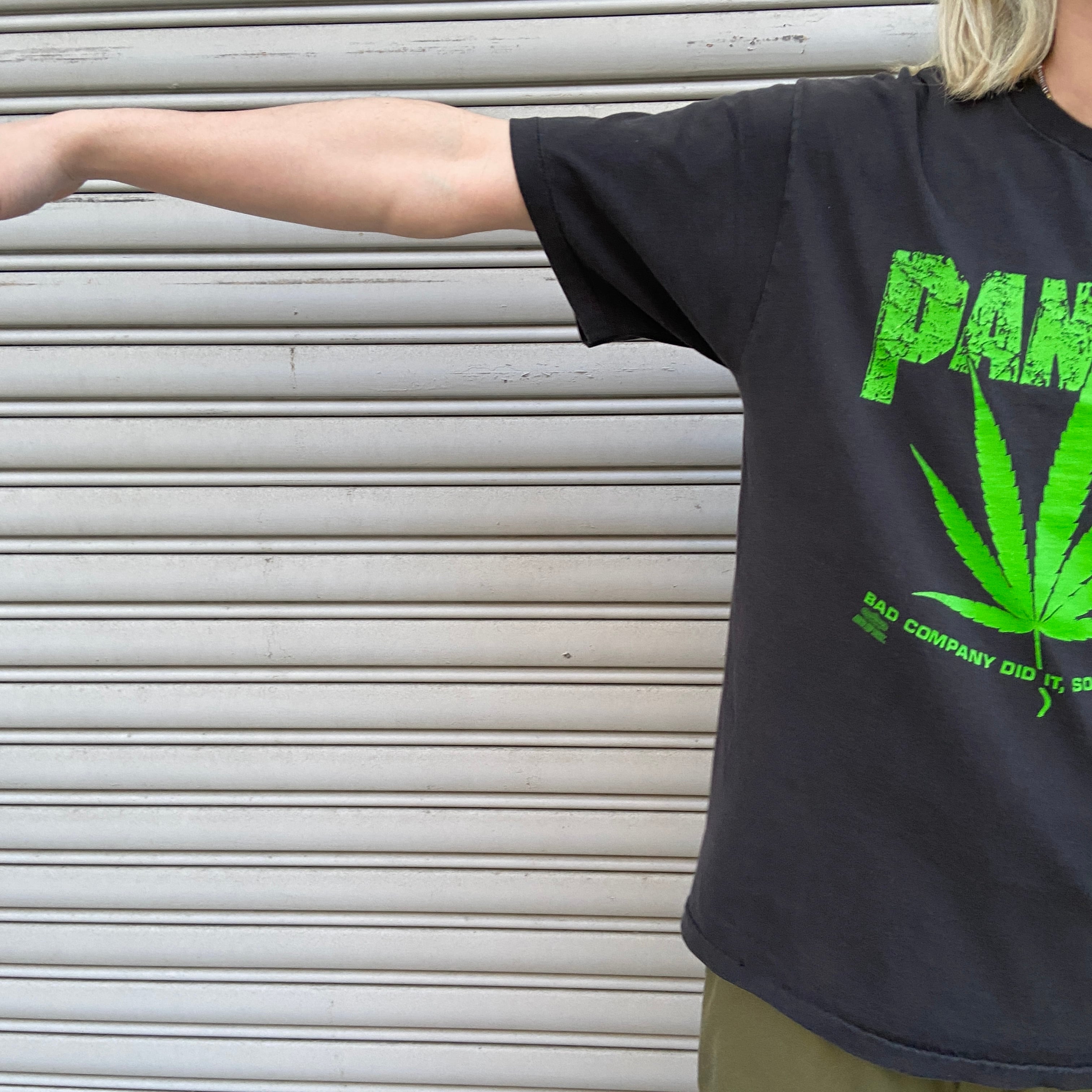 90s PANTERA パンテラ バンドTシャツ L 黒 ヘヴィメタ ツアーT | 古着