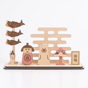 【初節句・こどもの日】金太郎の名入れ置き飾り