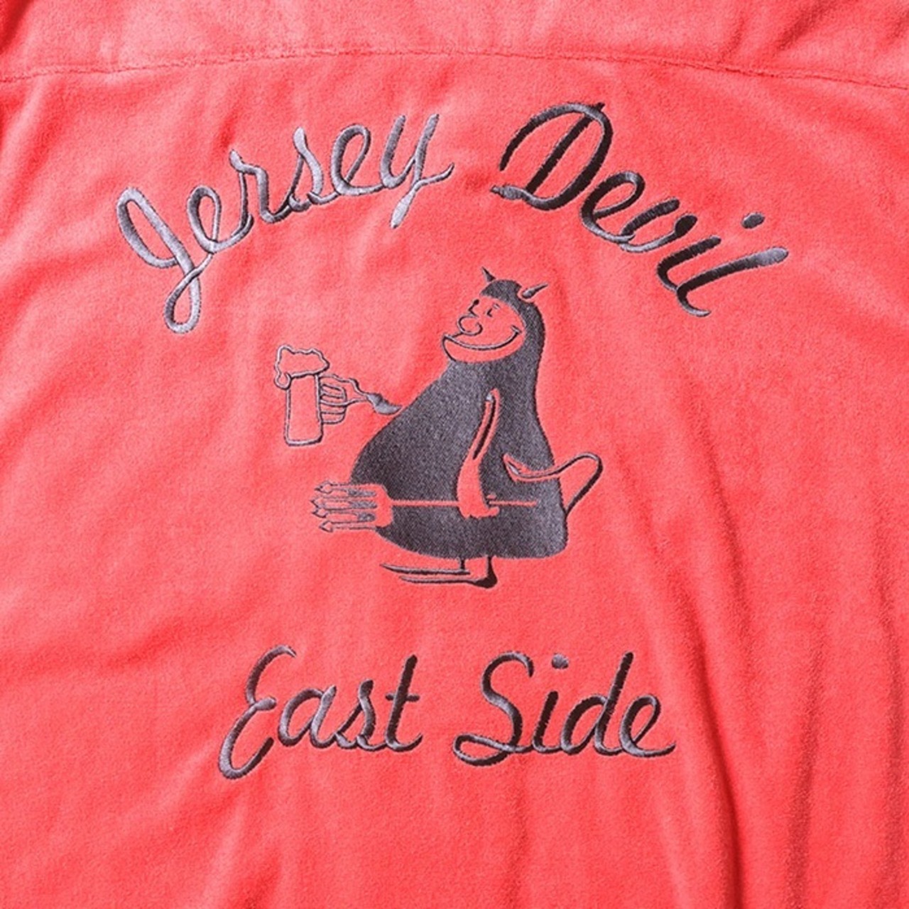HOUSTON / PILE BOWLING SHIRT(JERSEY DEVIL)  / パイルシャツ / 41322 - 4