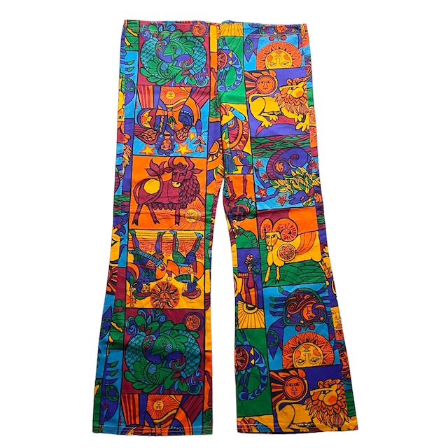 vintage 1970’s patchwork print easy pants