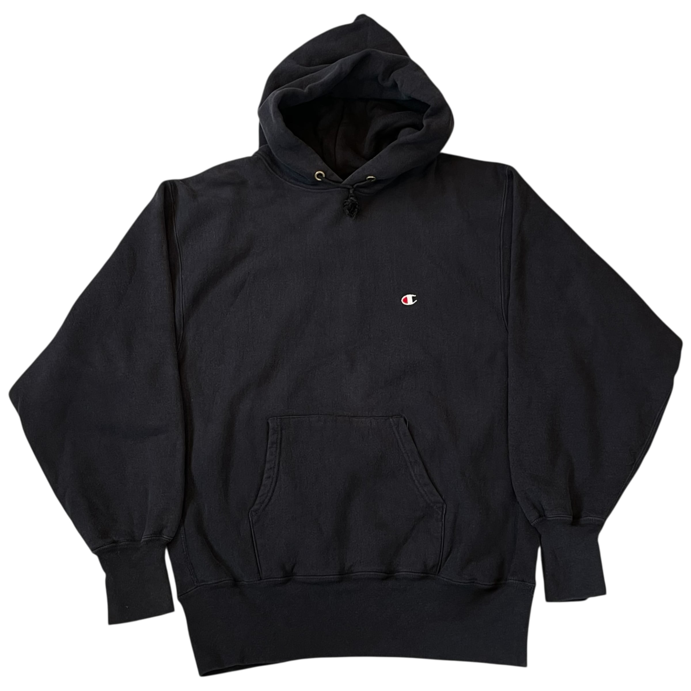 Special!!! 90s Champion R/W "BLACK" hoodie