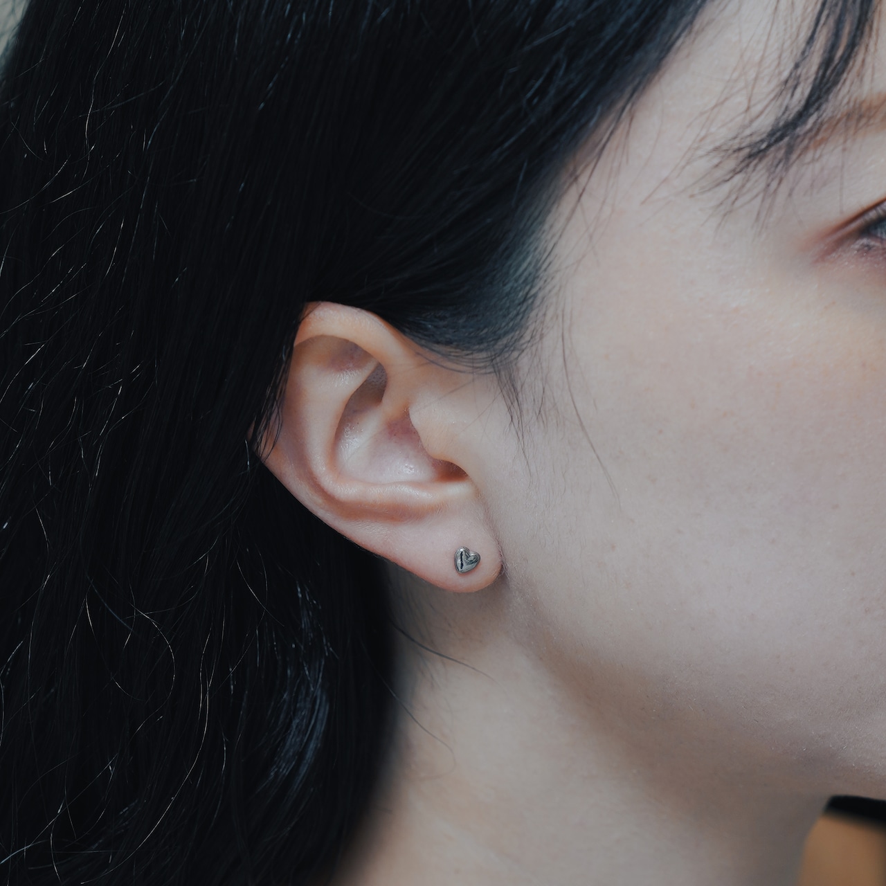 ハート ミニピアス サージカルステンレス SUS304