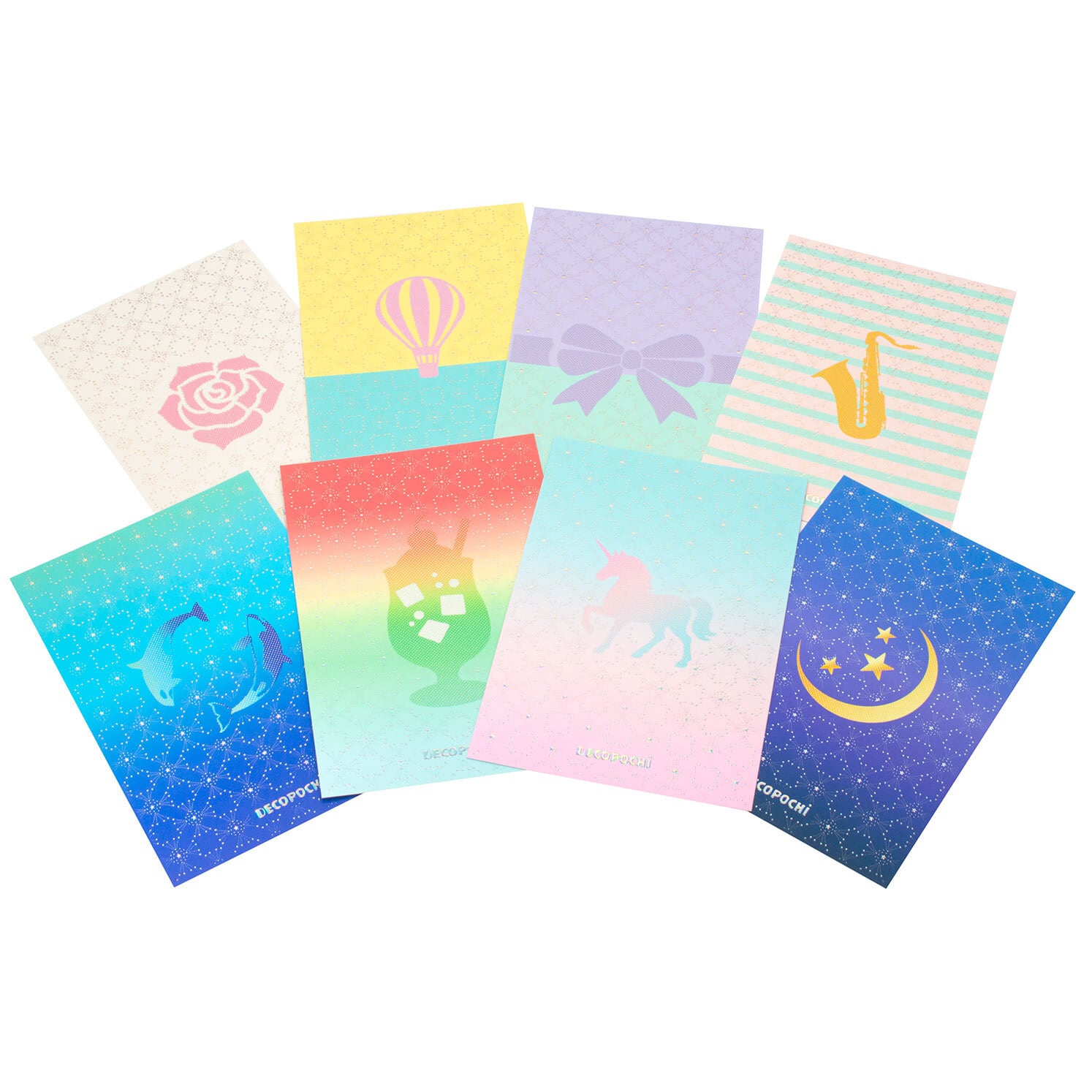 DECOPOCHI きらきらポストカード リボン | ONLINE HAKKEN Lab.