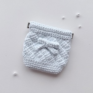 Snap Pouch   ྀི Ribbon Edition〈 Mist Blue 〉