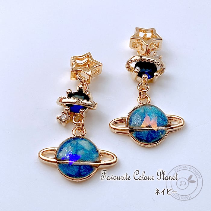 イヤリング金具　星屑のほたるん 楽天市場】イヤリング ゴールド 箔 陶器 美濃焼 美濃焼陶器 六角形