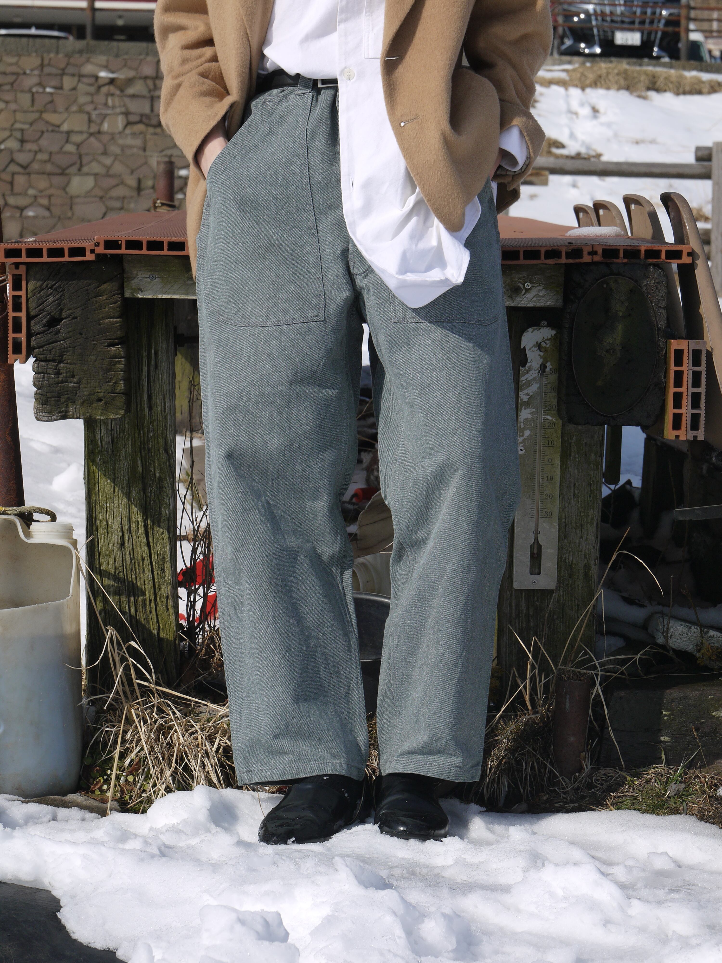極美品 1950s USA デニムトラウザーズ スラックス ヴィンテージ 古着 1950s】 Swiss Army “Denim Trousers Early Model”/50s スイス軍