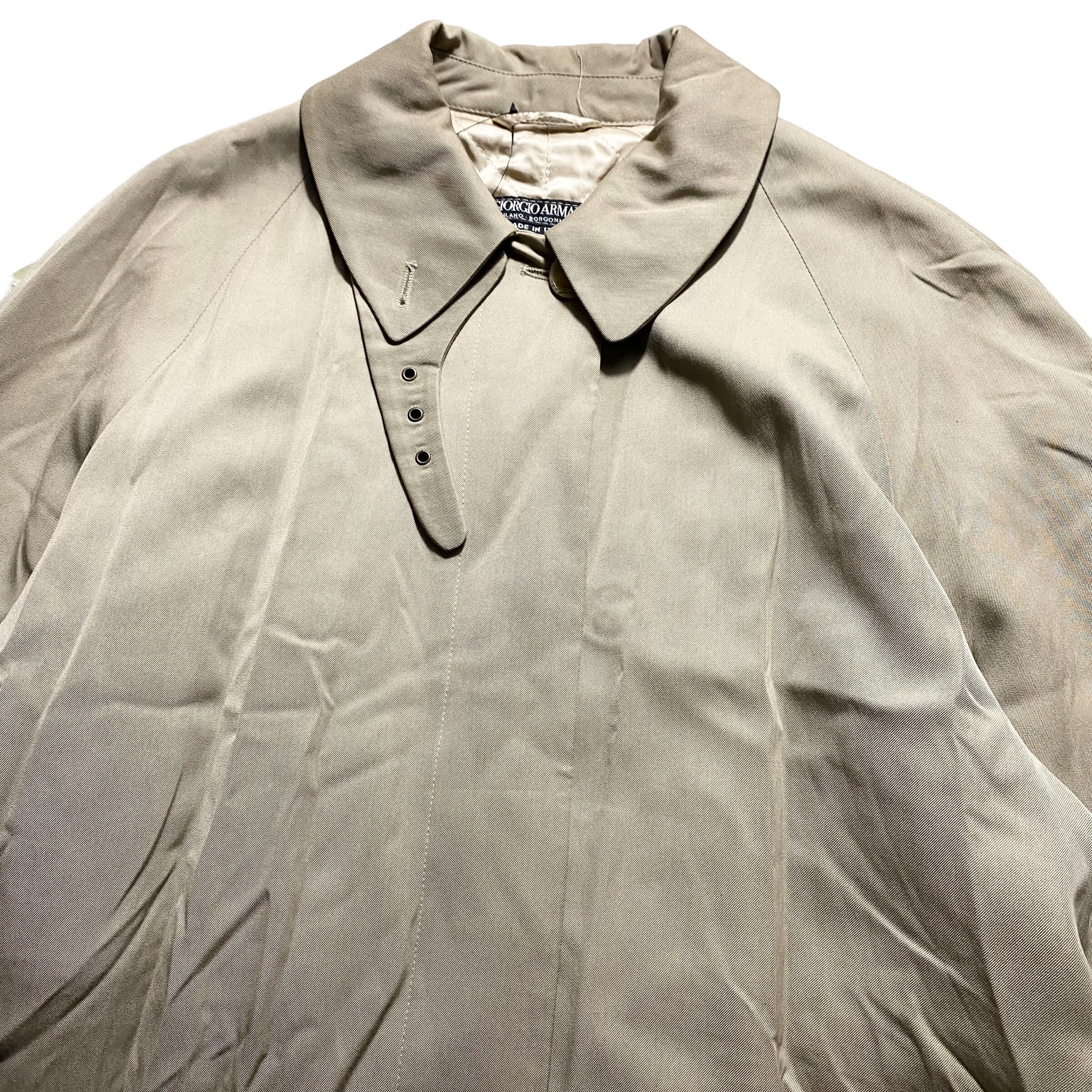 vintage GIORGIO ARMANI belted balmacaan coat | NOIR ONLINE