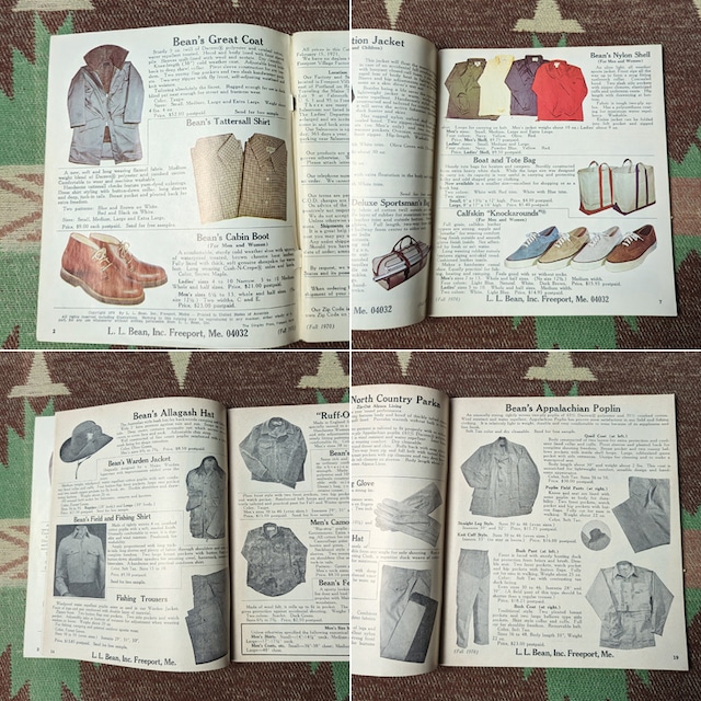 1970 Fall L.L.Bean Catalog Wonder Wear ヴィンテージ古着ネットショップ