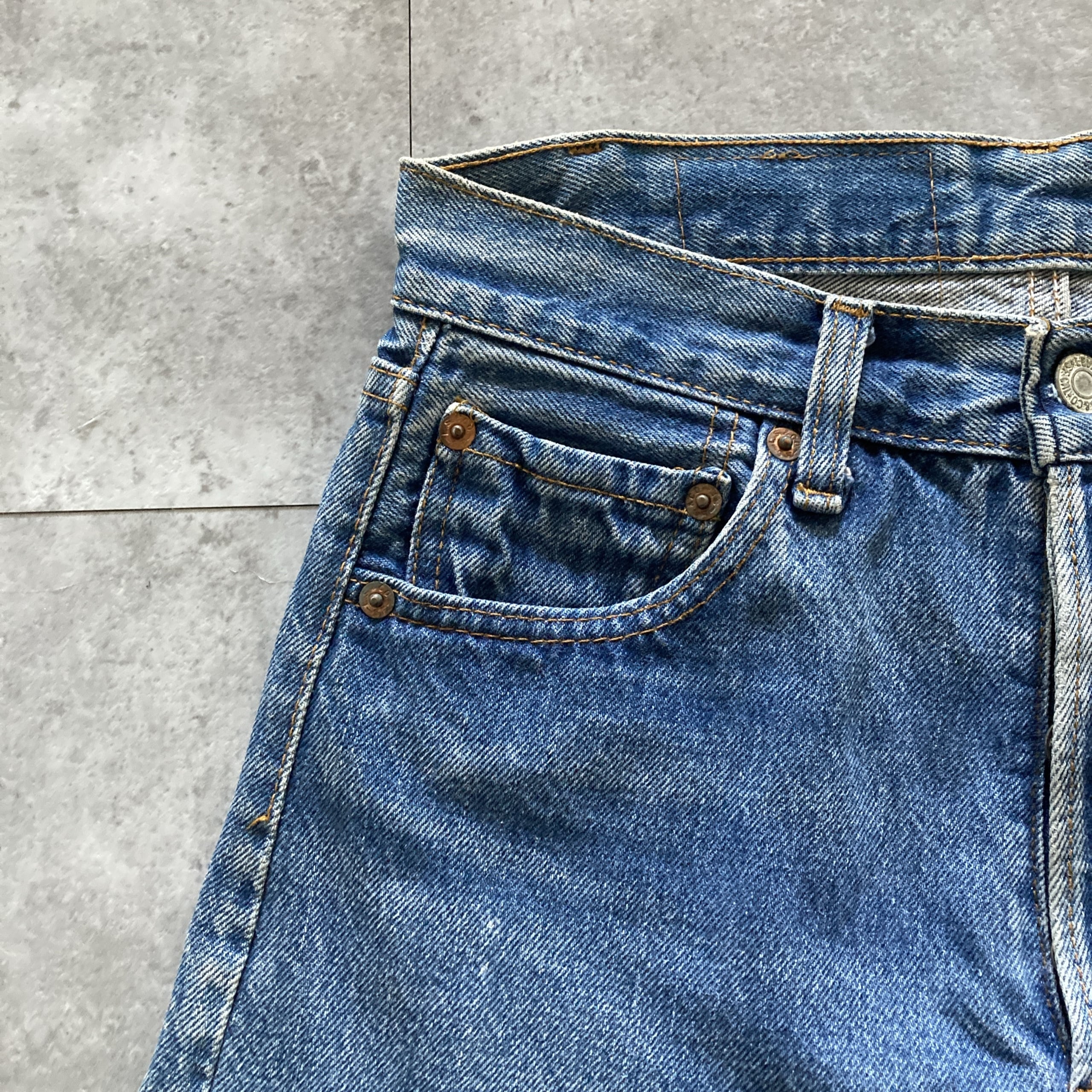 W28 L36】80's US.Levis 501 リーバイス センタービル工場(515) ボタン