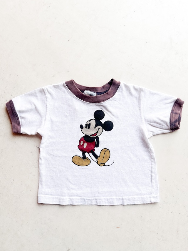 【95cm】VINTAGE 90's ミッキー Tシャツ【10147】※