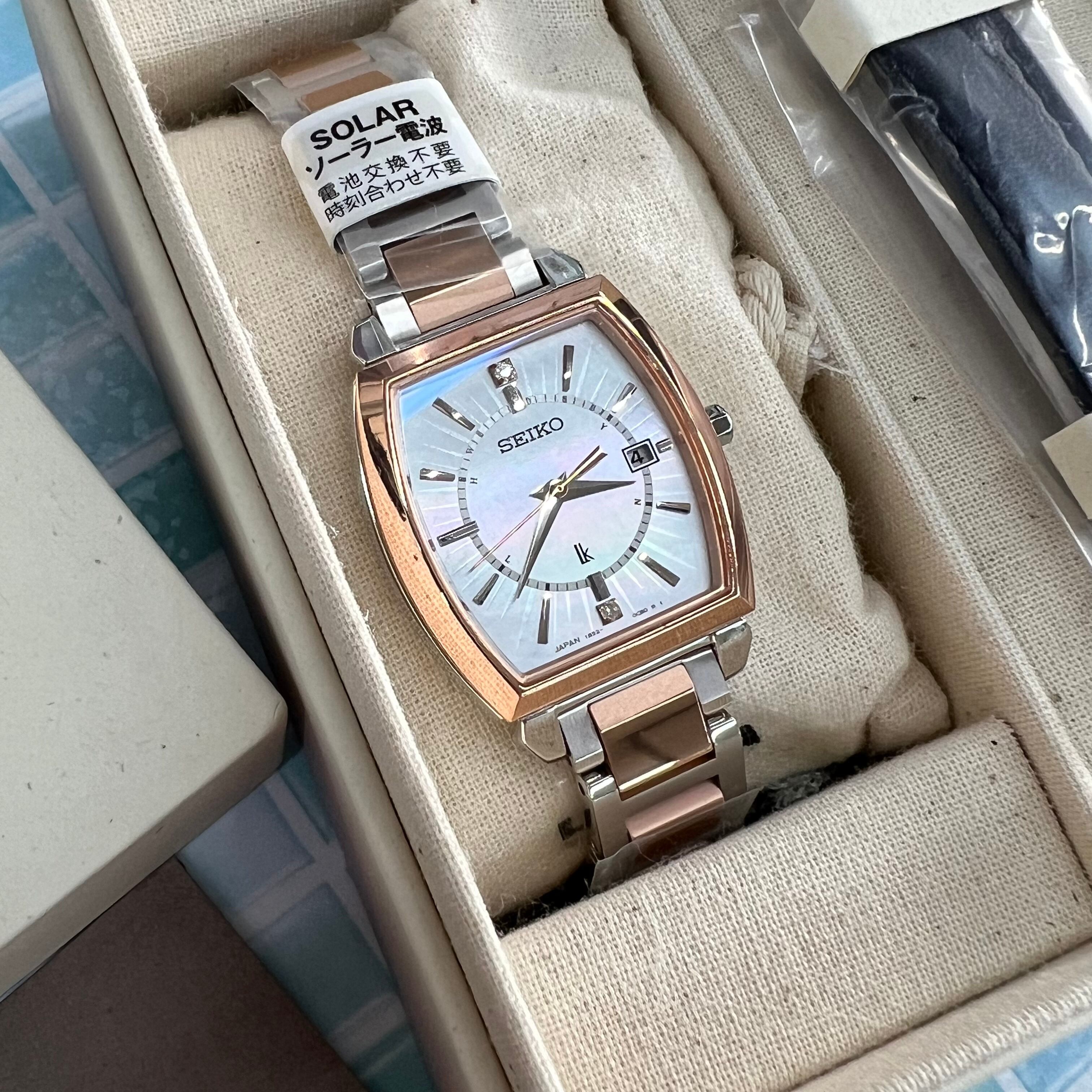 Seiko ルキア Lukia 限定品 Ssqw068 I Collection アイ コレクション 池田エライザ リミテッド エディション ソーラー電波時計 レディース腕時計 栗田時計店 1966年創業の正規販売店