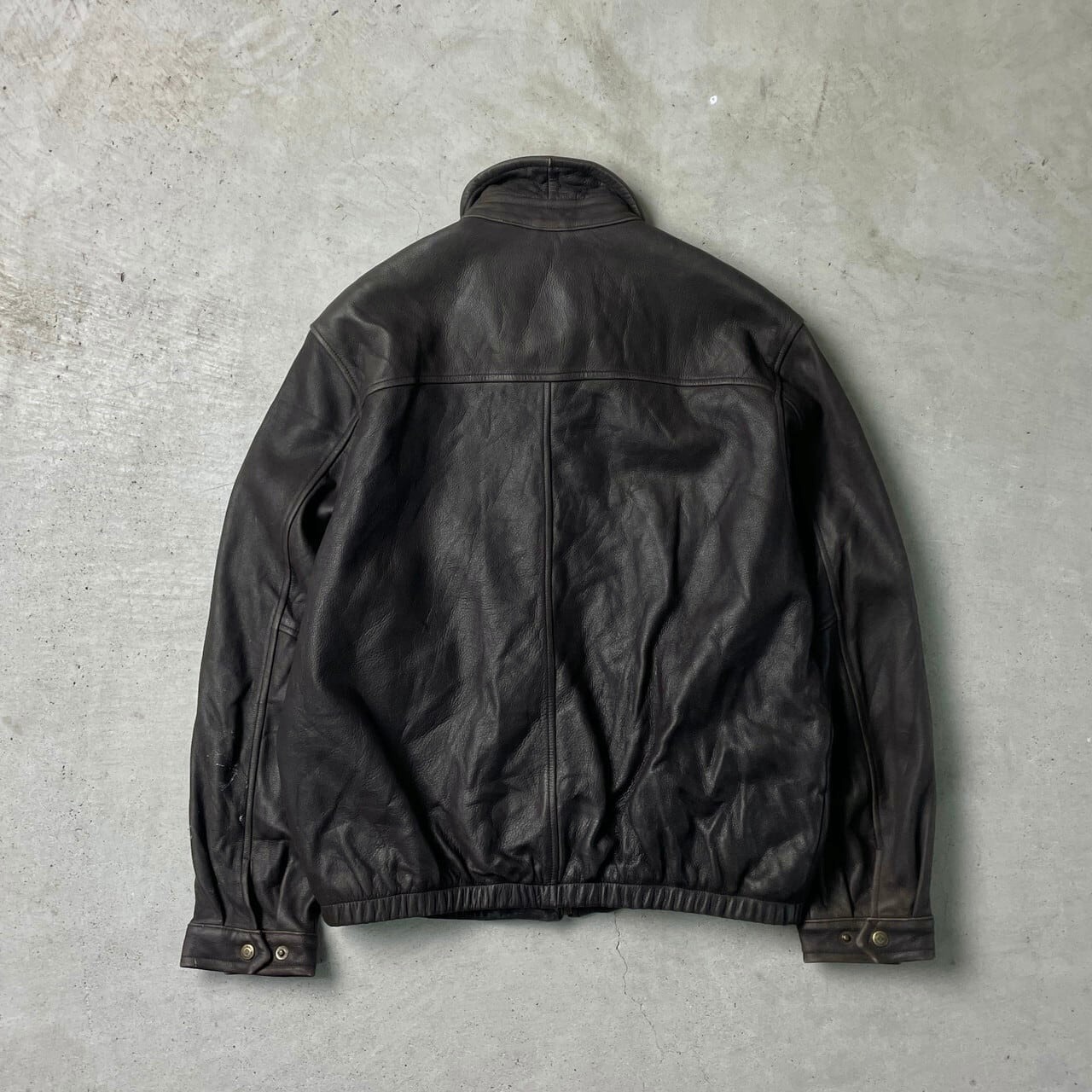 00年代 Columbia コロンビア シングルレザージャケット メンズL 古着 
