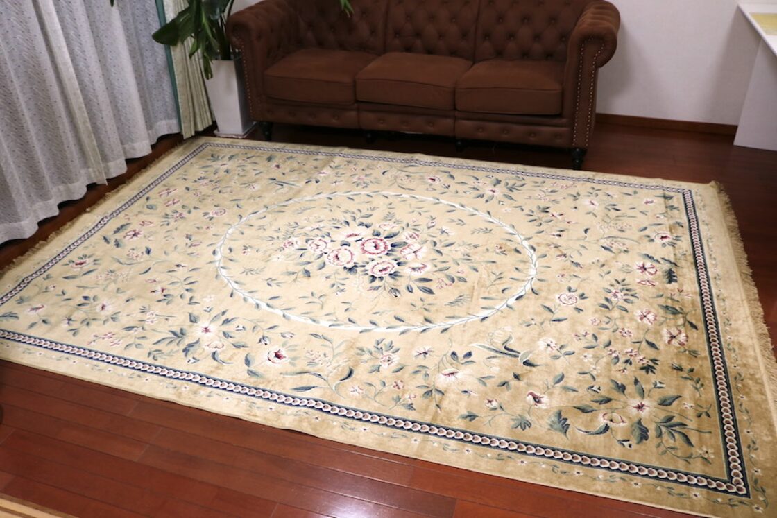 ペルシャ柄絨毯 不味い 200×290新品 ラグ カーペット 訳あり