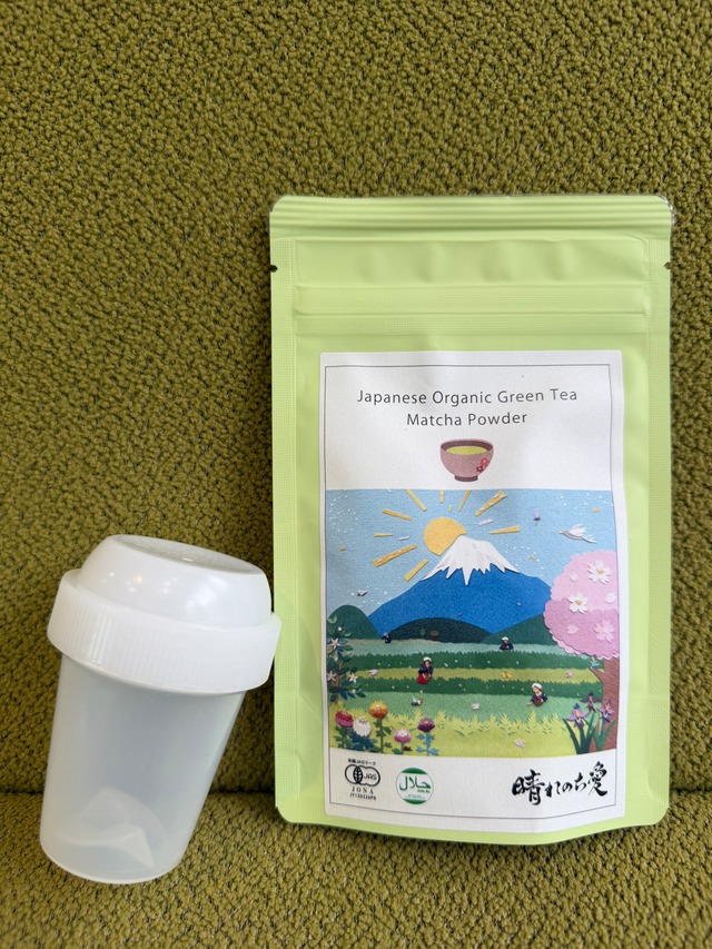 抹茶パウダー　限定ミニシェイカーつき