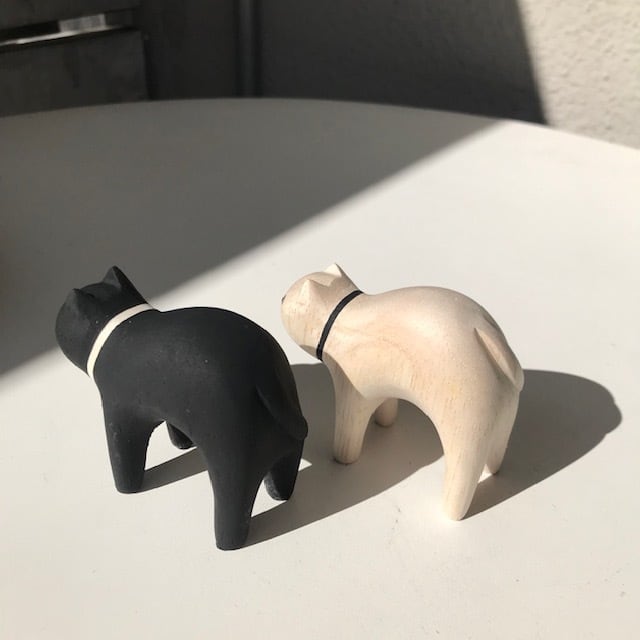 polepole（ポレポレ）ぽれぽれ動物 クロネコ | ihana design(イハナ