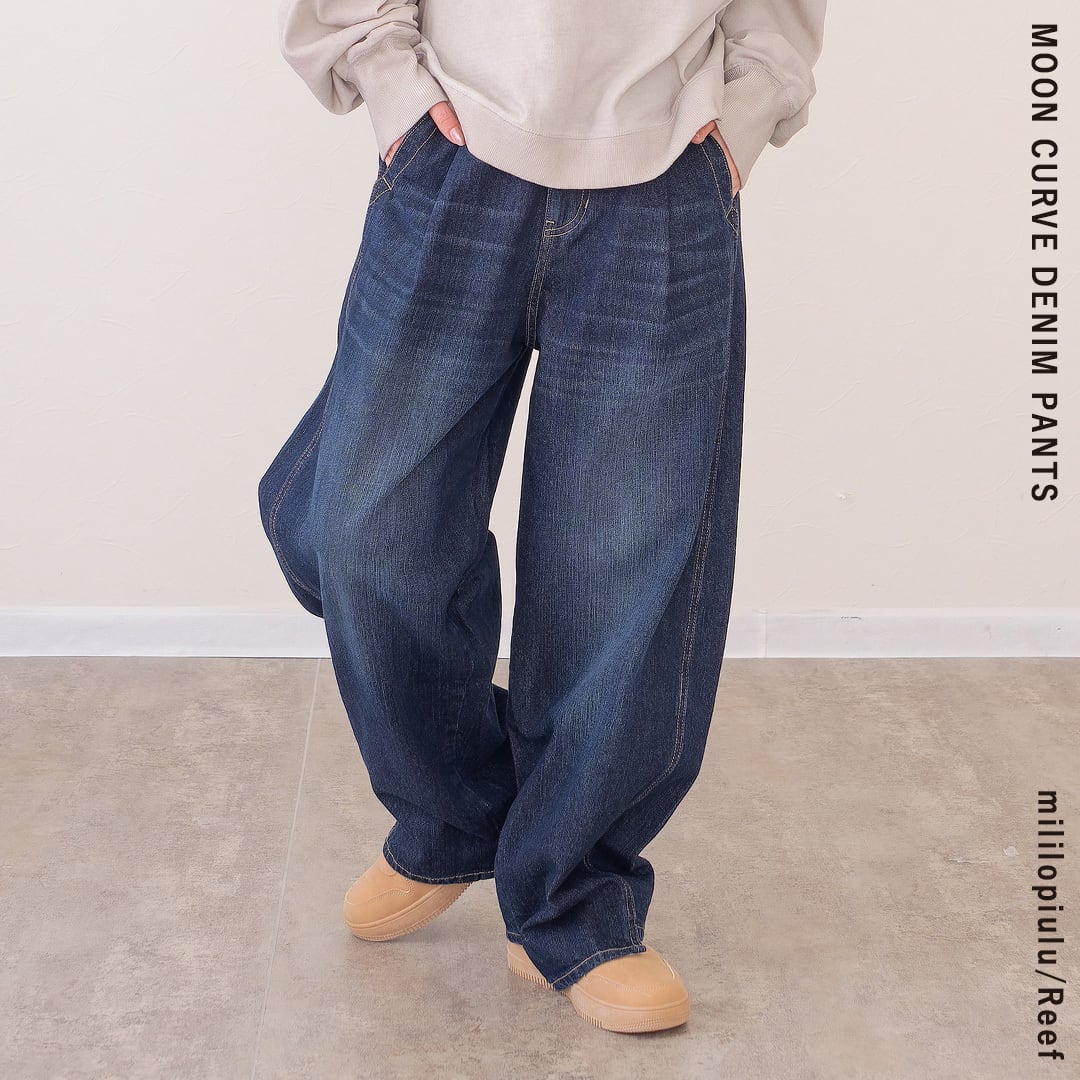ムーンカーブデニムパンツ】 YT-225942 Brand：ミリロピュール | Reef