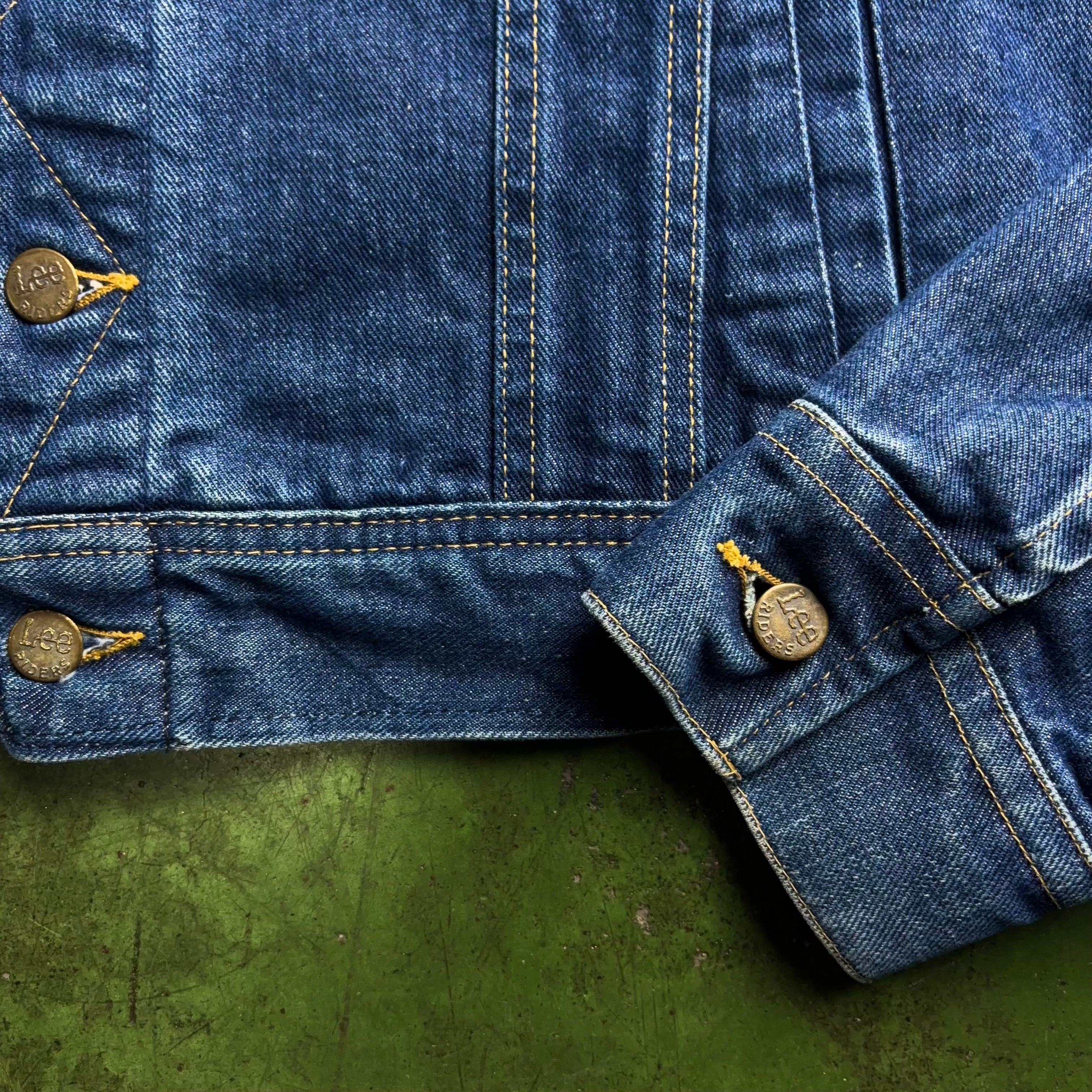 80's Lee 220-J Indigo Denim Jacket 110-J MADE IN U.S.A. 80 80's Lee 220-J Indigo Denim Jacket 110-J MADE IN U.S.A. 80