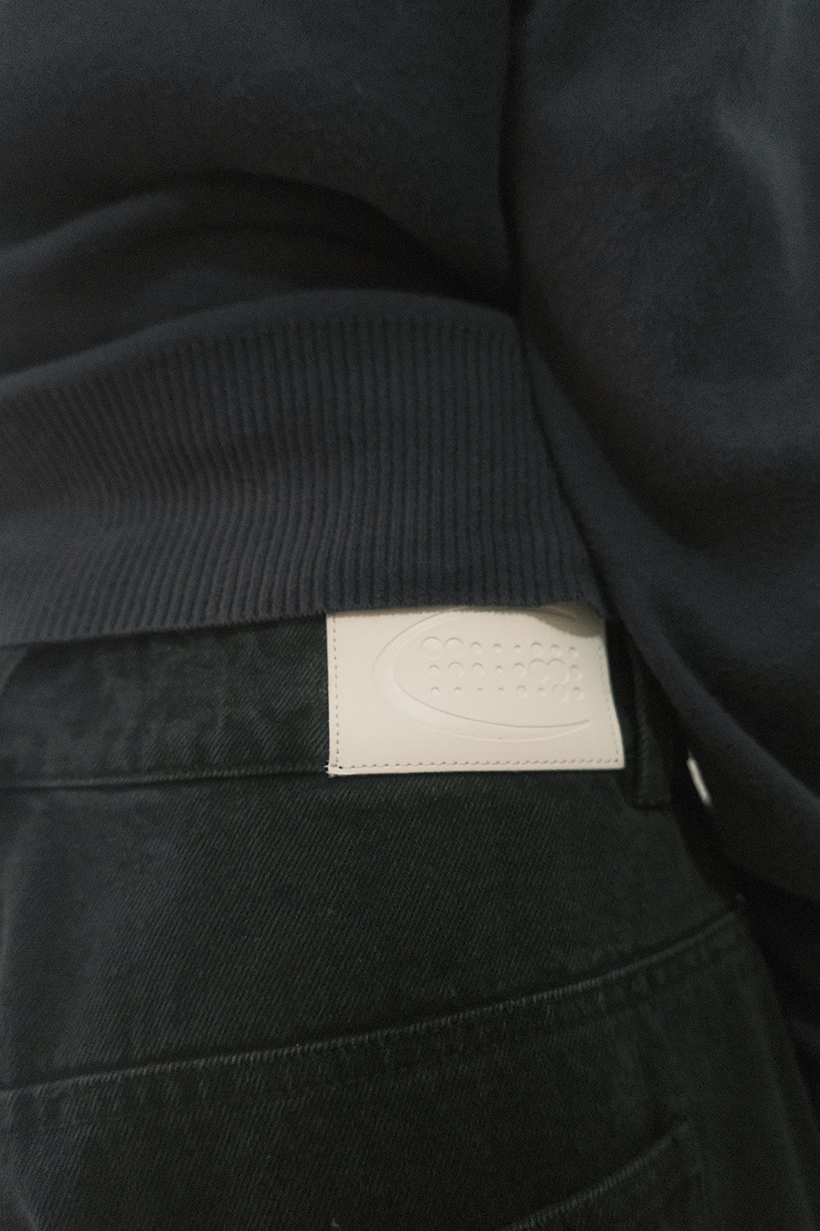 Washed wide straight denim black | Canyon Clothing