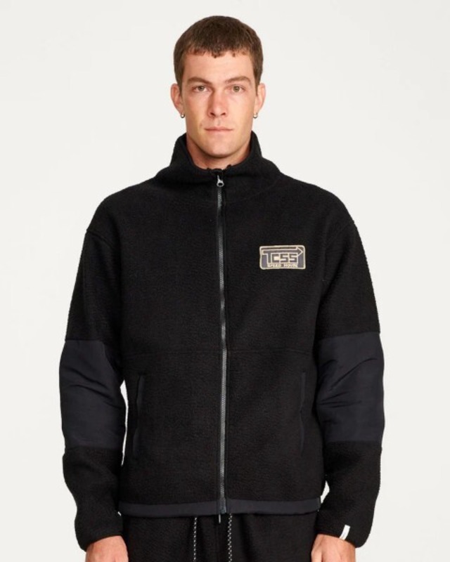 TCSS CRITICAL SLIDE クリティカルスライドSPEED HOUSE ZIP UP フリースジャケット LE2144 BLACK
