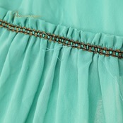 フラメンコ 衣装 ファルダ スカート ペチコート グリーン系 緑 軽い 薄い 透け感 ダンス パーティ 発表会 レース ペチコート レッスン用 ベリーダンス おしゃれ レディース