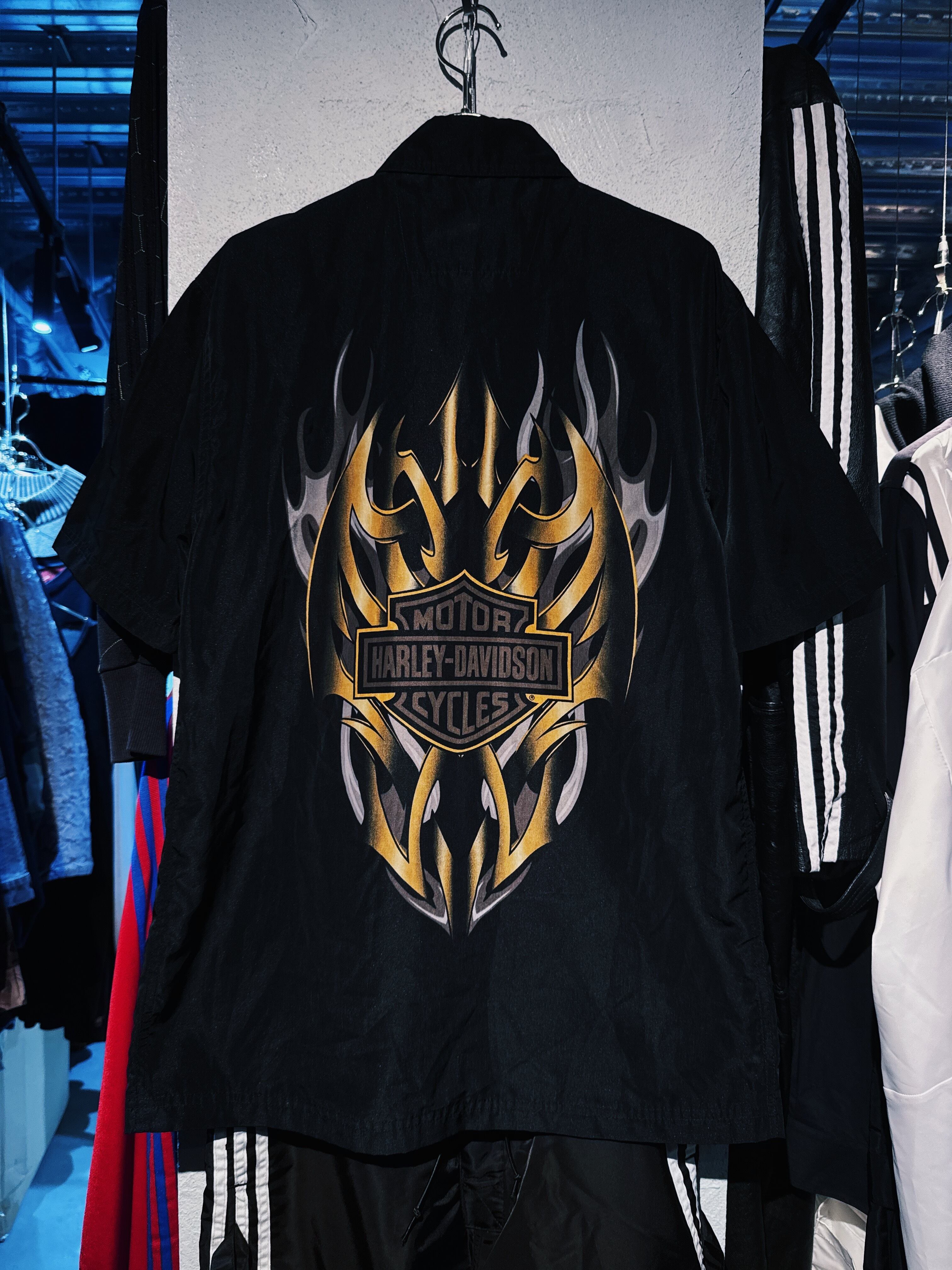 【D4C】00's "Harley-Davidson" emblem design S/S shirt