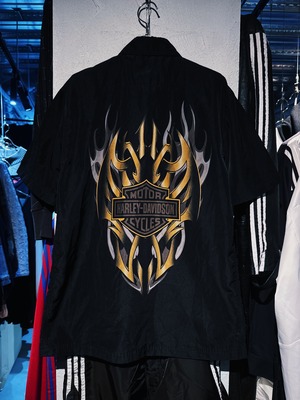 【D4C】00's "Harley-Davidson" emblem design S/S shirt