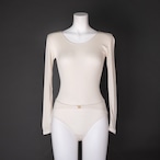 Nu Life in Silk ニットボディースーツ White