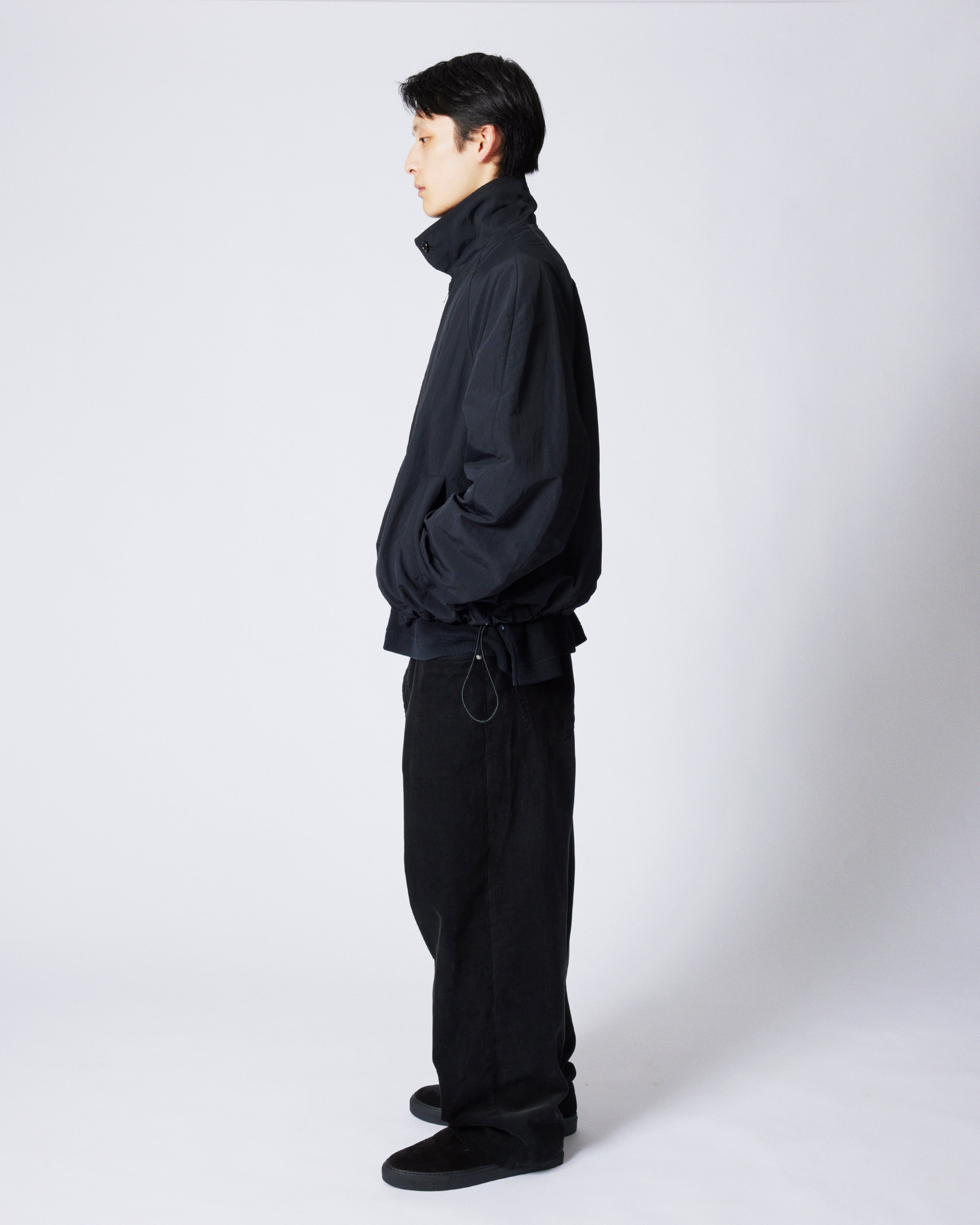 everyone nylon half coat (BLACK) | everyone