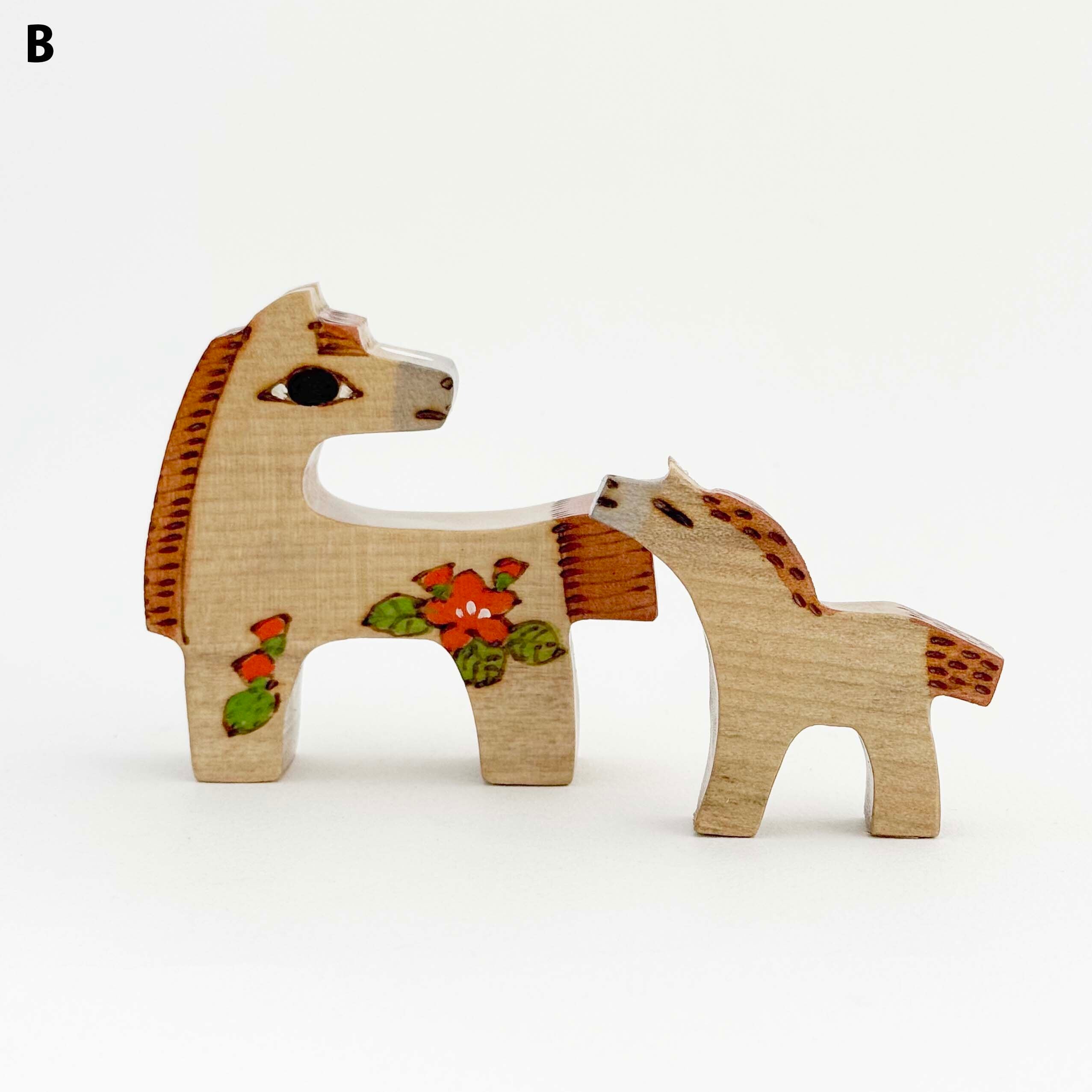 五十嵐豊 郷土民芸「親子駒」B