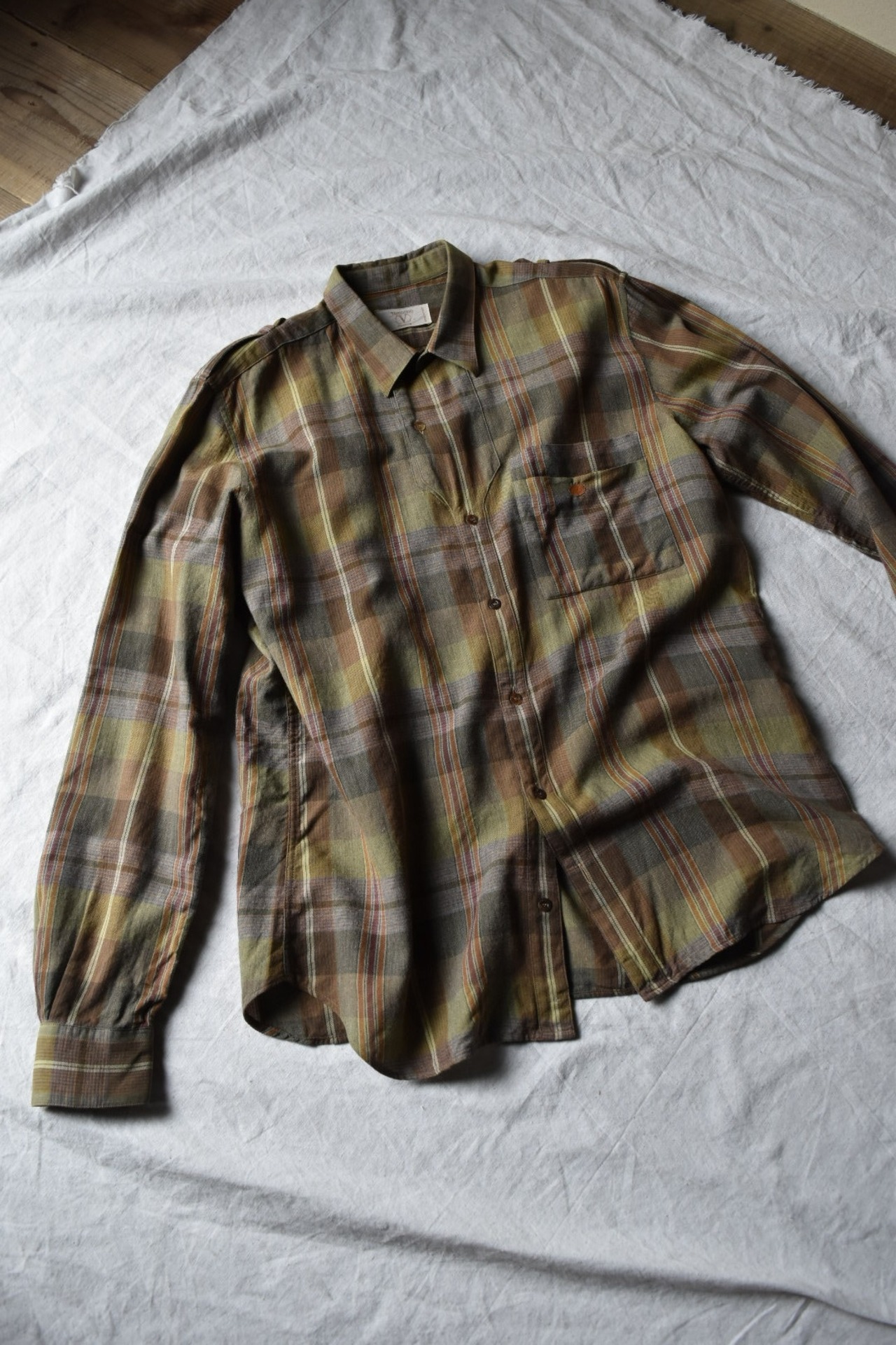 “VALENTINO” Check patterned shirt