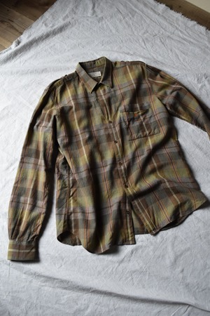 “VALENTINO” Check patterned shirt