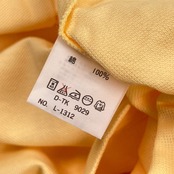 70s 80s CHEMISE LACOSTE シュミーズラコステ 文字ワニ 鹿の子 長袖 ポロシャツ 4/クリーム色 メンズ