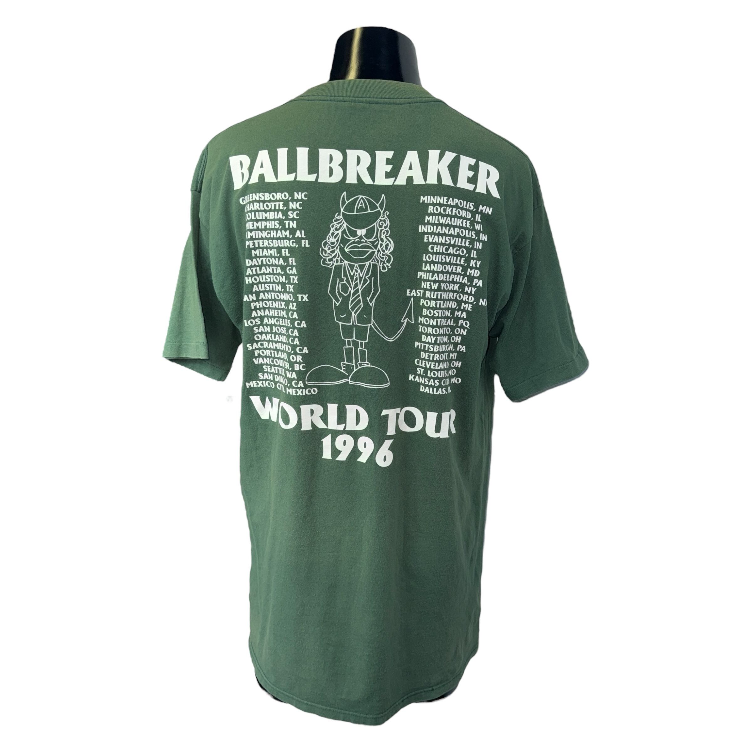 AC/DC】エーシーディーシー BALLBREAKER WORLD TOUR 1996 Vintage T