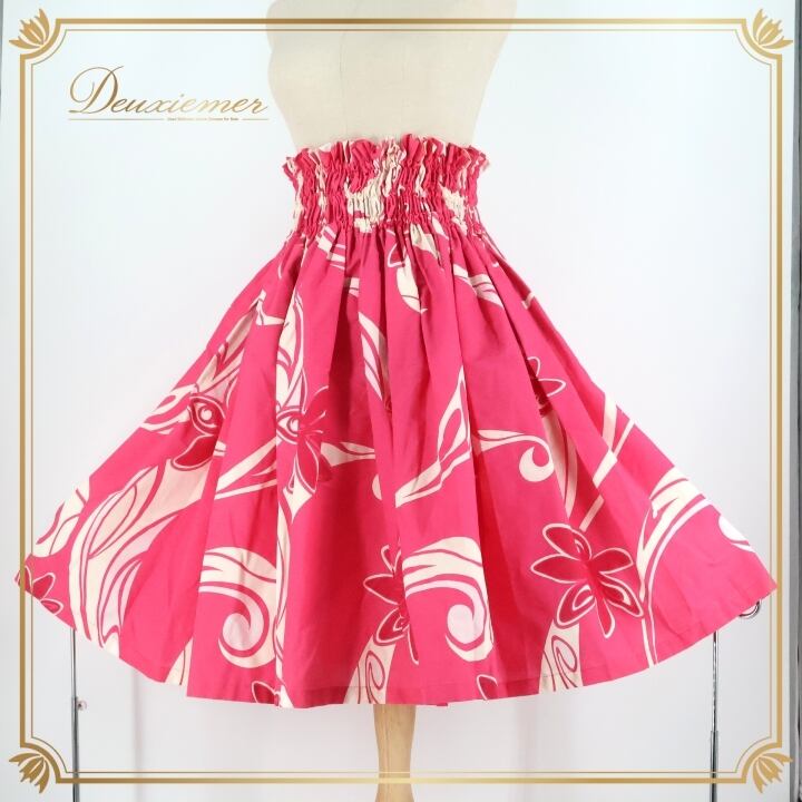 フラダンス 衣装 パウスカート ピンク系 ハワイアン アロハ フラ