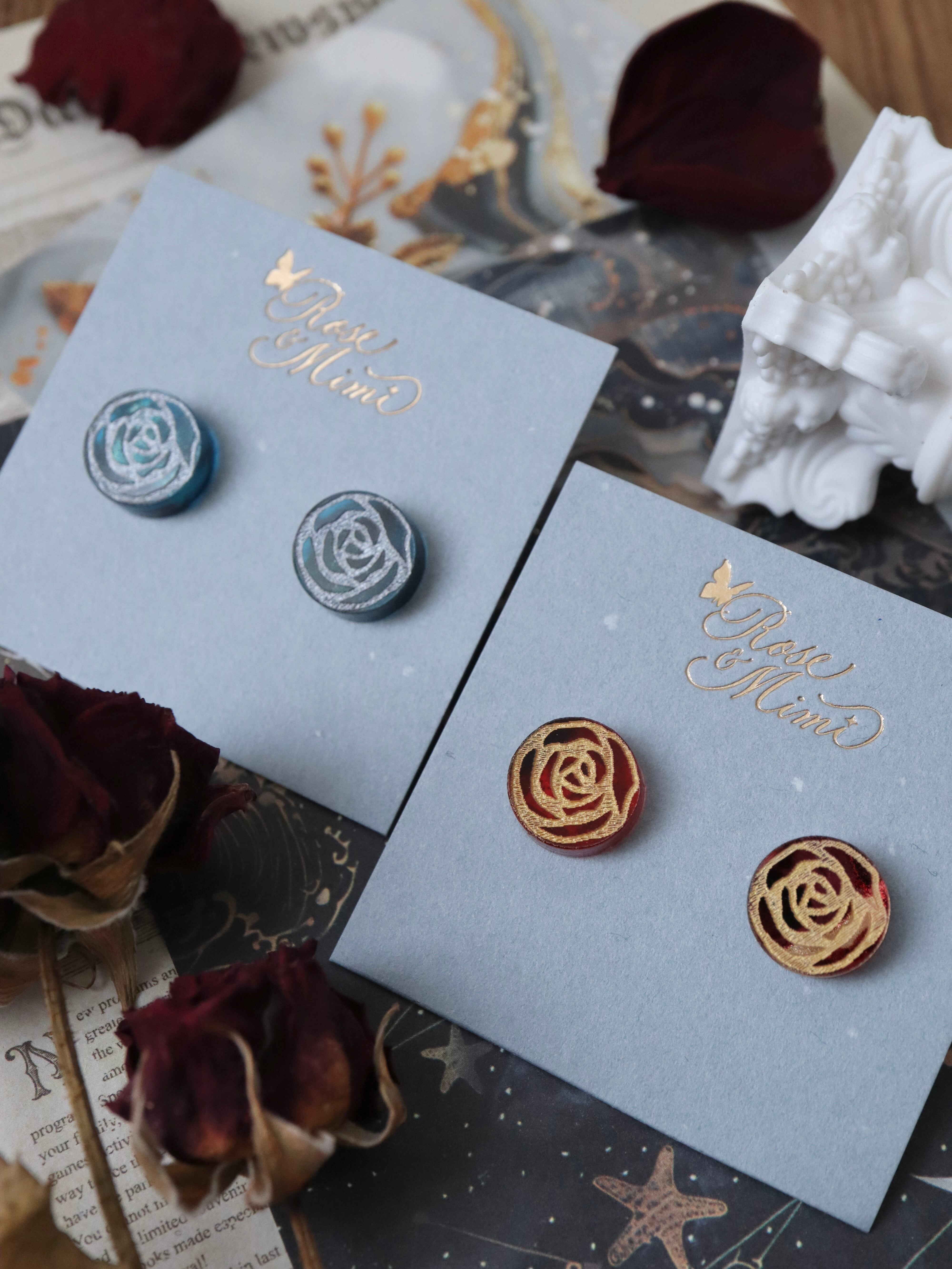【薔薇の刻印】イヤリング&ピアス