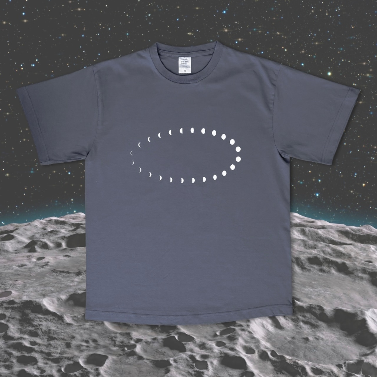 MOON PHASE PREMIUM COTTON BOX TEE