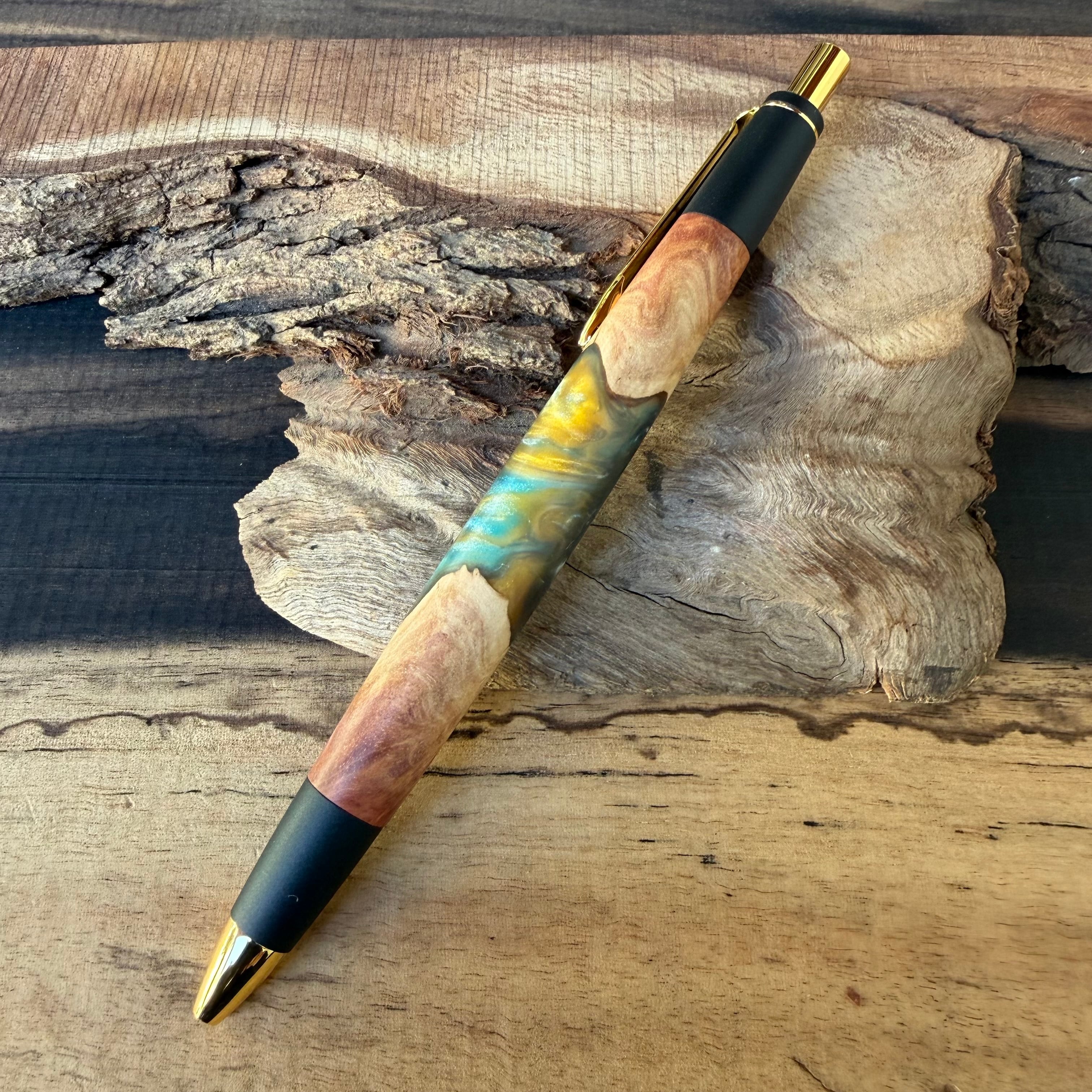 74 レジンウッド『天王星（半影）』 現品 | 『ボナン』 -木軸ペンの店-