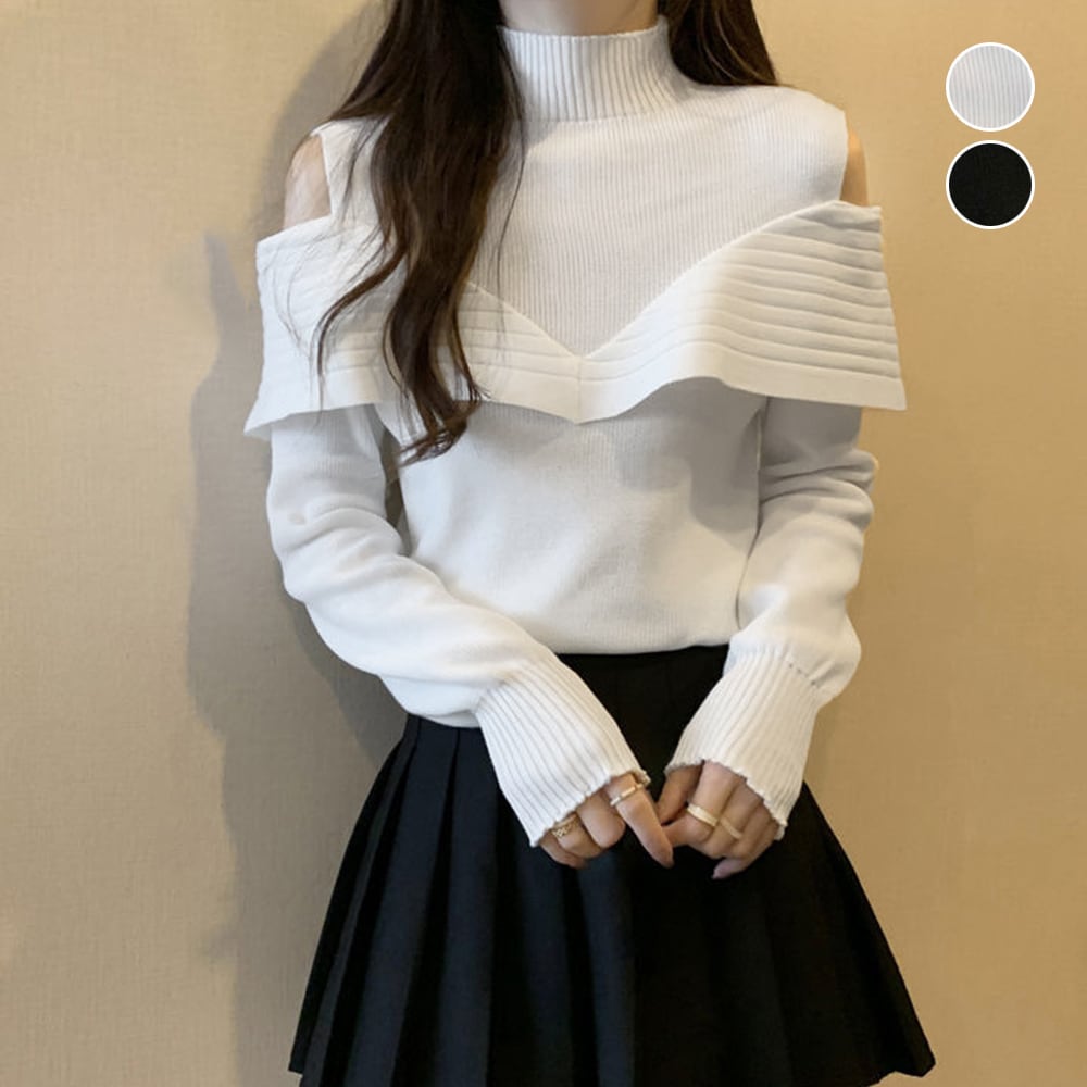 ニットプルオーバー韓国フ ァッションセータ /秋冬トップス かわいい婦人服ロング