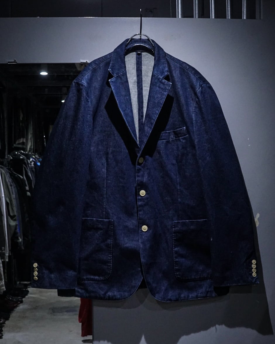 add (C) vintage】“The J.Peterman Company” Vintage Denim Tailored