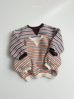【 minirobe / 予約 】Rainbow sweatshirt