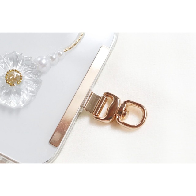 ≪グレードアップ・オプション≫　高級感・耐久性のある金属タイプのスマホ・ホルダー