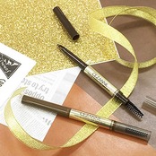 セザンヌ ブラシ付アイブロウ繰り出し 03 ナチュラルブラウン 0.23g 繰り出しタイプ ウォータープルーフ ペン グラム (x 1)