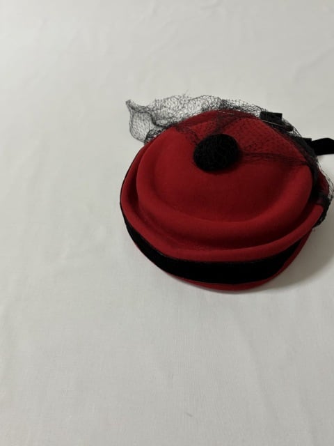 1950's Bi-Color Tulle Design Head Dress