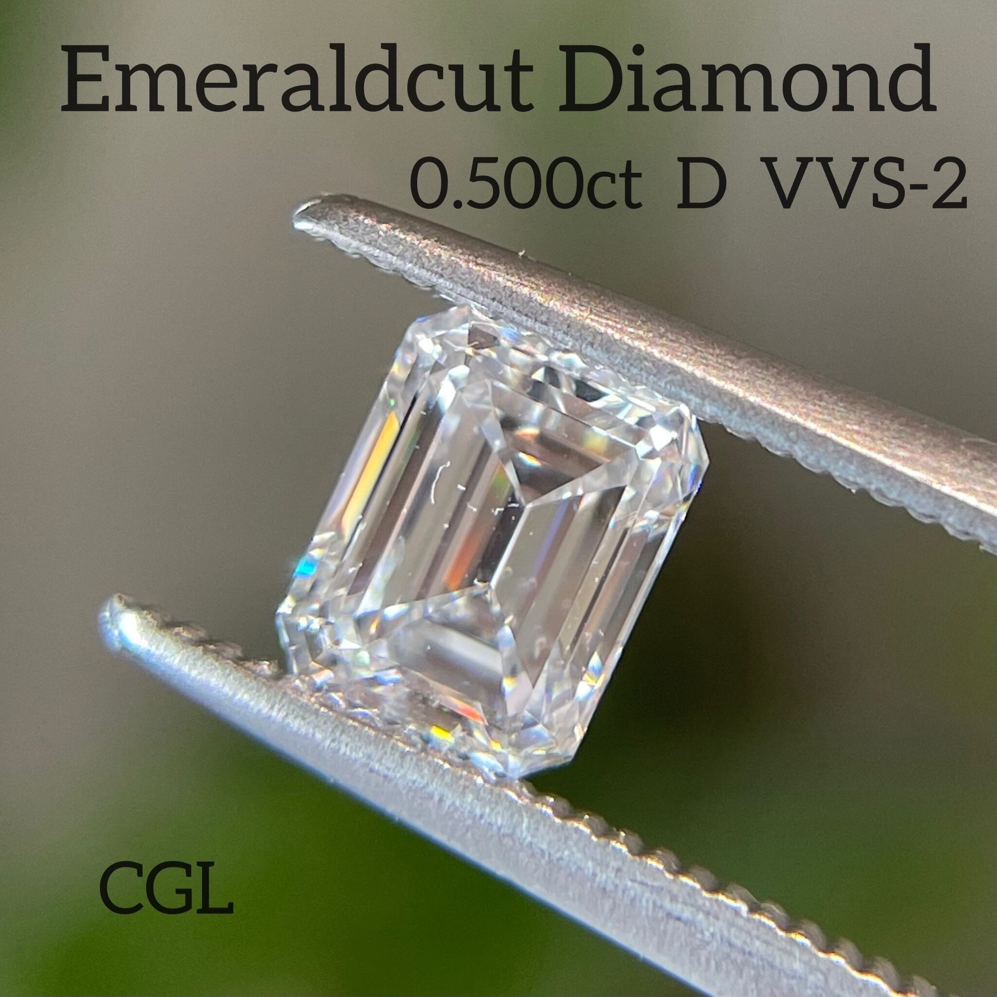 X-9 ルース ダイヤモンド 0.444ct（J/I-1/GOOD）日本宝石科学協会ソーティング付き