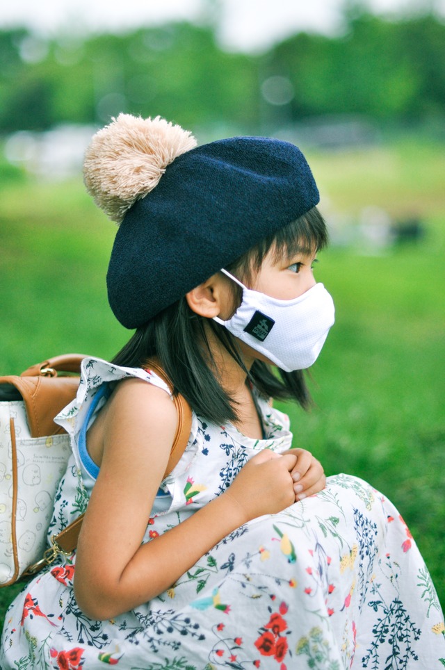 BREEZE MASK KIDS WHITE ※冷感マスク（子供用）