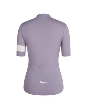 Rapha Women's Core Lightweight Jersey Lilac Grey/White